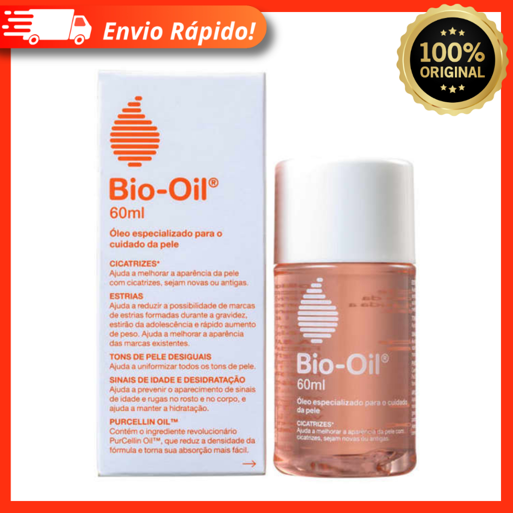Óleo Para Cuidado Da Pele Estrias E Cicatrizes Bio-Oil 60ml