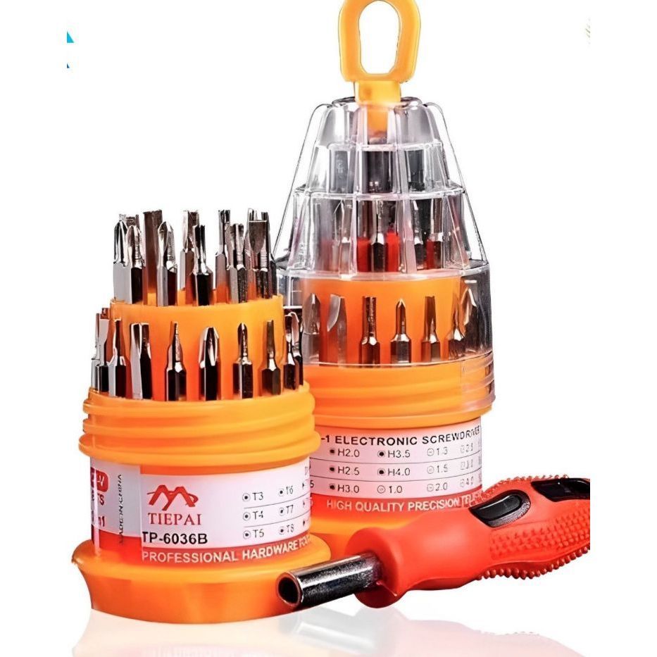 Kit Jogo Ferramenta 31 Peças Chaves Alen Torx Fenda Philips em Oferta na Shopee