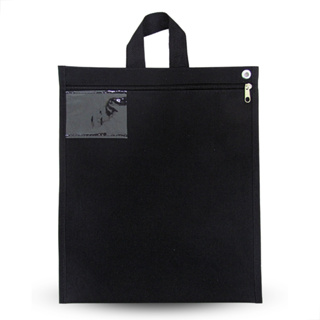 Malote Pasta c/ Alça Documentos Escritório Nylon 36x30 cm A4 Grande Contabilidade Visor Ilhós em Oferta na Shopee