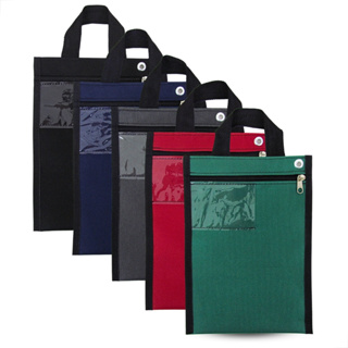 4 Malotes Pasta c/ Alça Documentos Escritório Nylon 26x18 cm Pequeno A5 Sangria Caixa Contabilidade em Oferta na Shopee