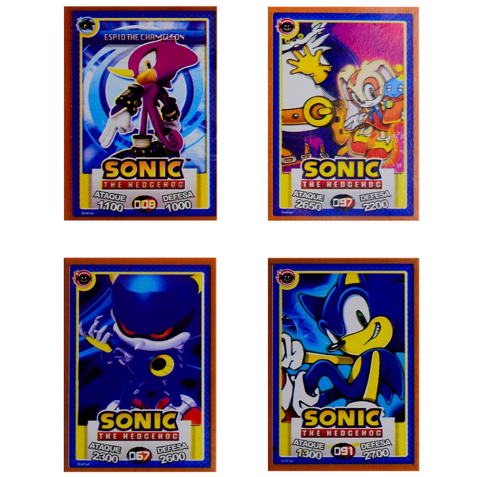 KIT CARDS SONIC (CARTINHAS) — imagem 2 de 2
