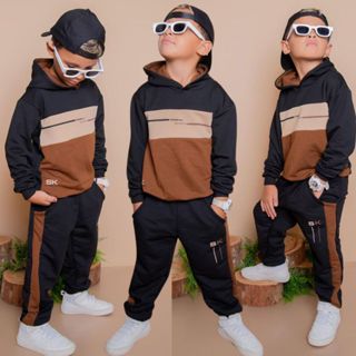Conjunto Infantil Menino Inverno Moletinho Lançamento Blusa e Calça do 2 ao 12 anos Agasalho em Oferta na Shopee
