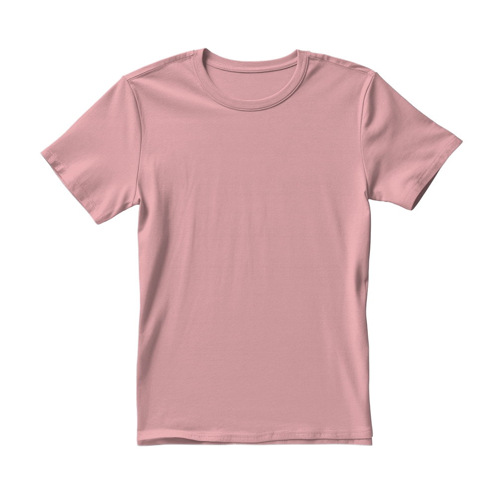 Camiseta Rosa 100% Algodão Unissex Leve Envio Imediato