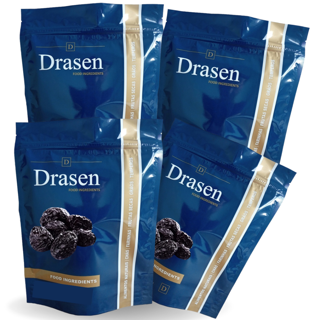 Kit 4kg Ameixa Seca Sem Caroço - Drasen Food