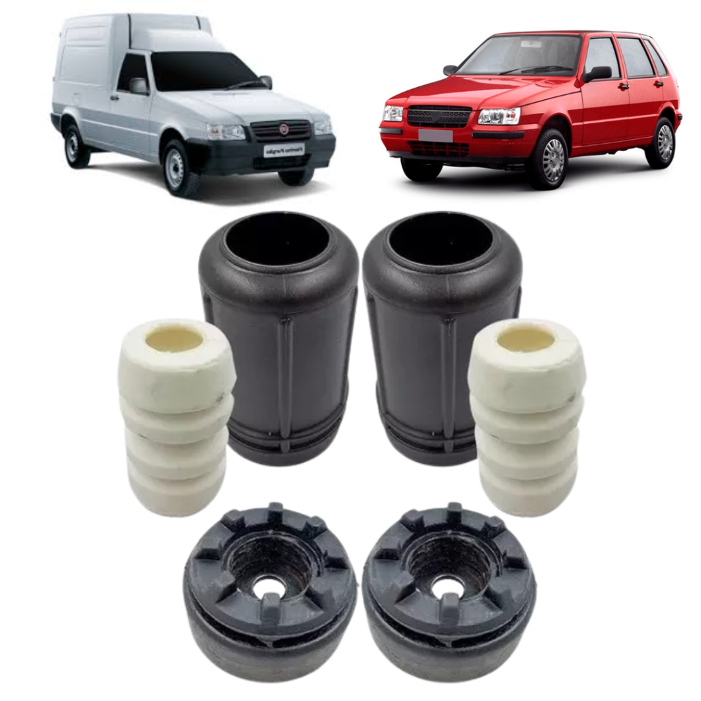 Kit Batente Coxim Amortecedor Dianteiro Uno Fiorino Elba Premio em Oferta na Shopee