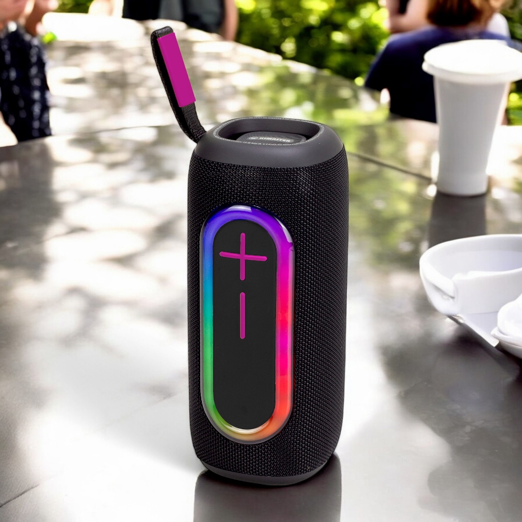 Caixa de Som Bluetooth K520 40W com Rádio FM, Bateria Até 10 Horas e Resistente à Água IPX6