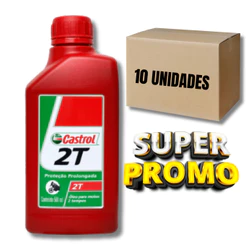 Óleo Lubrificante Castrol 2T 500ml 10 unidades