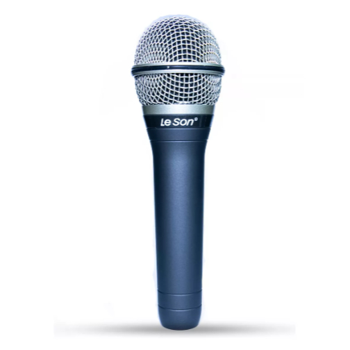 Microfone Dinâmico Le Son Ls7 Profissional Com Cabo/5m Sm58 Cor Preto/Grafite em Oferta na Shopee