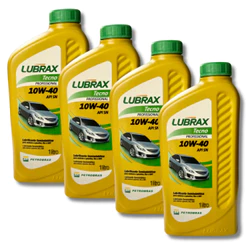 KIT TROCA DE ÓLEO 4 UNI 10W40 SEMISSINTETICO LUBRAX TECNO