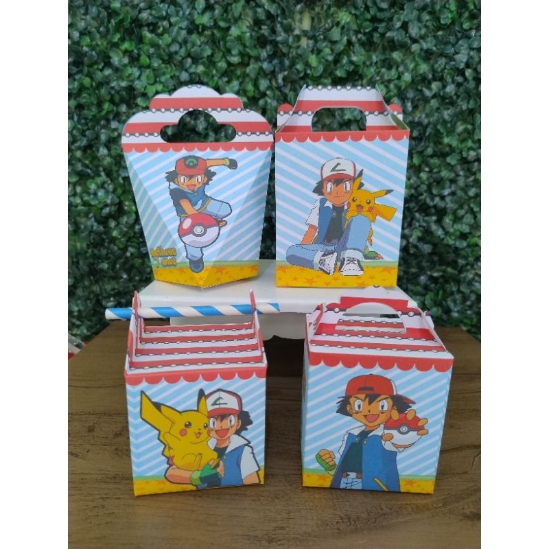 Personalizados pokémon Caixinhas lembrancinhas para festa de aniversário