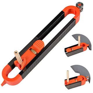 Régua Marcador De Perfil Marcação De Pisos Azulejos Medidor De Canto Contorno De Perfil Com Trava em Oferta na Shopee