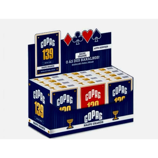 Kit com 2 CX de Baralho COPAG 139  NG ORIGINAL caixa fechada lacrado  "NAIPE GRANDE" AZUL e VERMELHO cx c/12unidades Alt em Oferta na Shopee