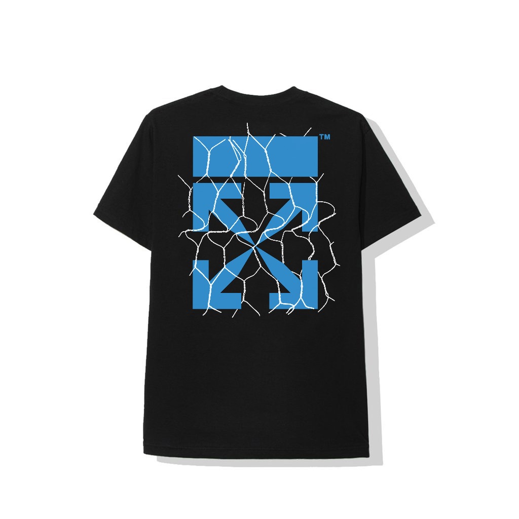 camiseta streetwear oversized offwhite fence arrow