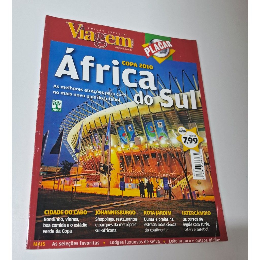 Revista Placar, Edição 169-A, África Do Sul, Copa 2010, Viagem Edição Especial