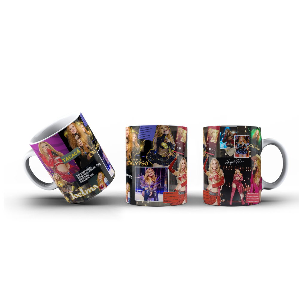Caneca de Porcelana Joelma Fotos — imagem 2 de 2