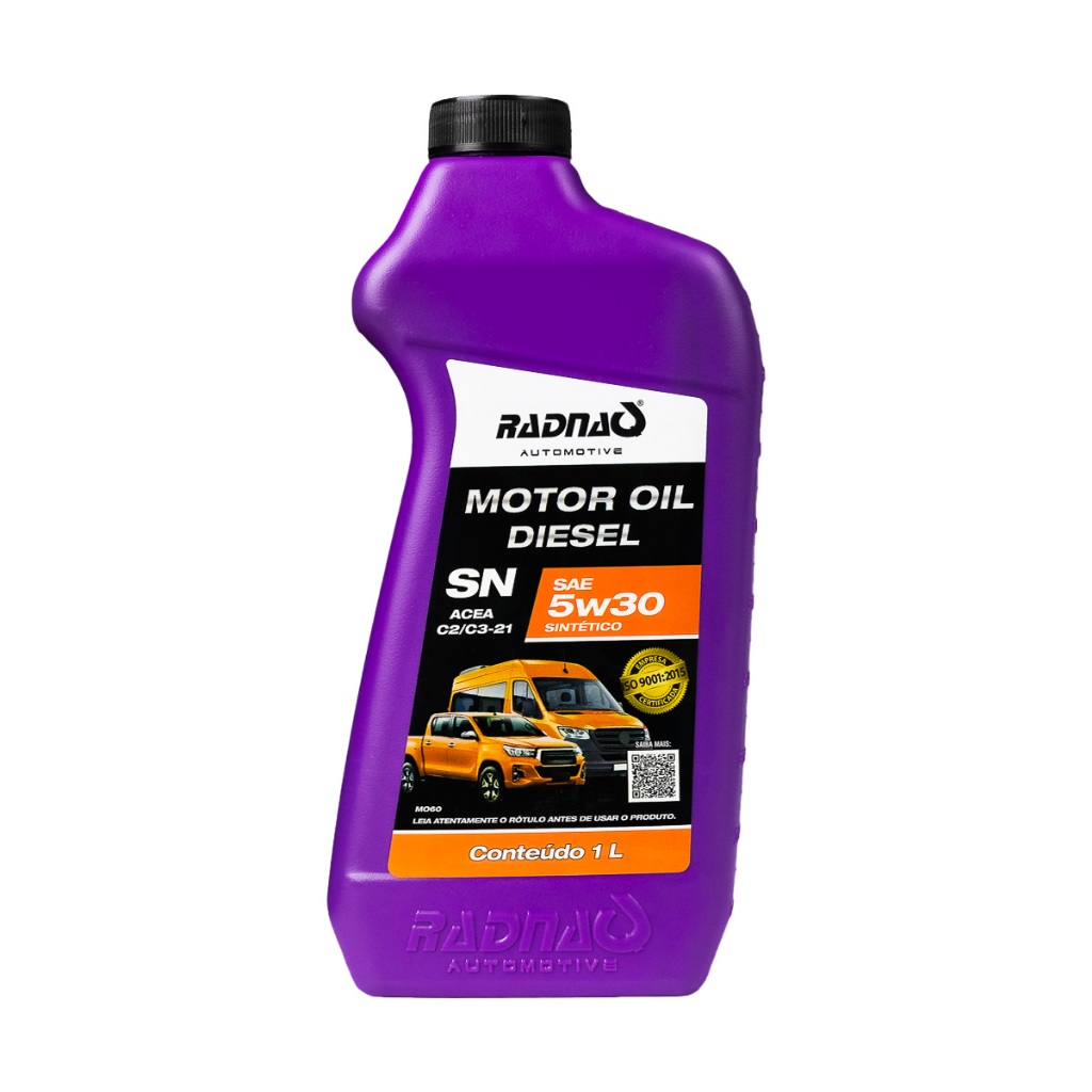 Óleo Motor Radnaq Sae 5w30 Acea C2/c3 Sn Sintético Diesel 1l