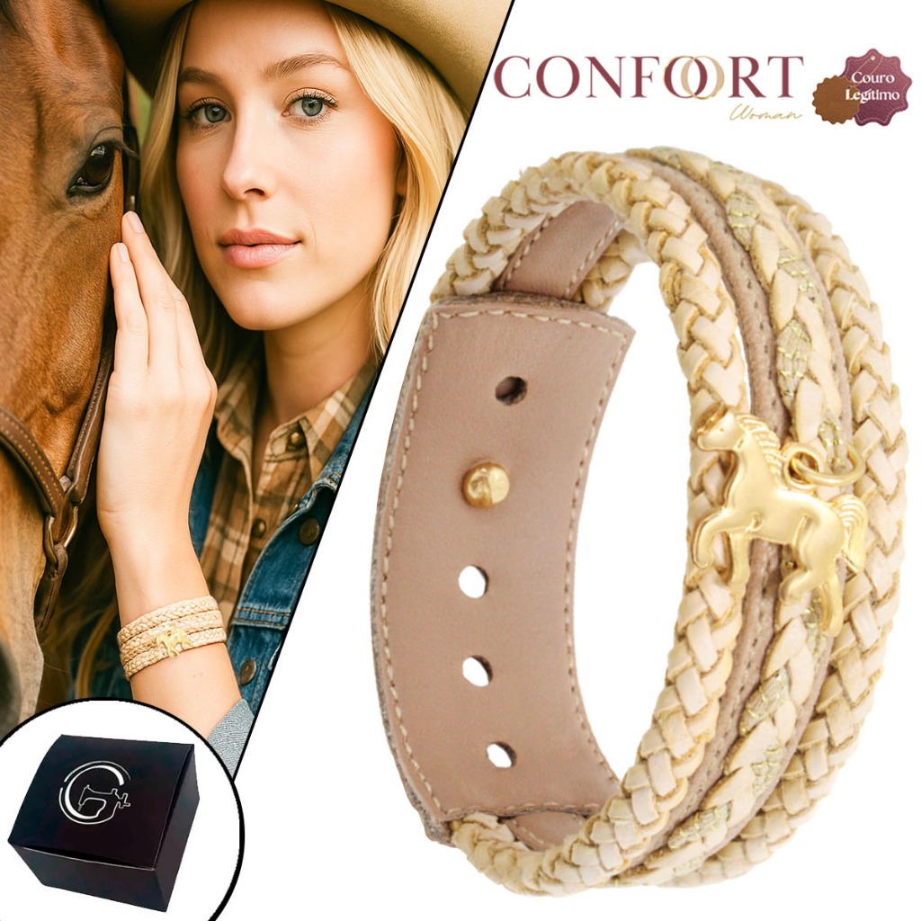 Pulseira de Couro Feminina Ajustável Country Cavalo Pet I Love Patinha Cachorro - Vários Modelos em Oferta na Shopee