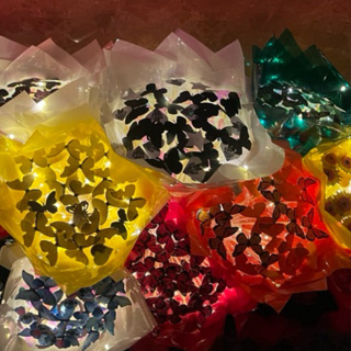 Materiais para montar buquê de borboleta em Oferta na Shopee