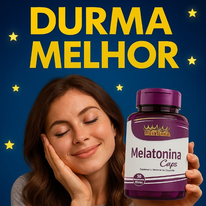 Melatonina para Dormir 30 cápsulas Rei Terra Melatonin Concentrada em Oferta na Shopee