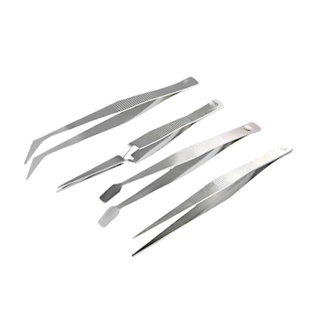 Kit 4 Pinças Reta, Curvada, Curvatura Bico Pato Profissional em Oferta na Shopee