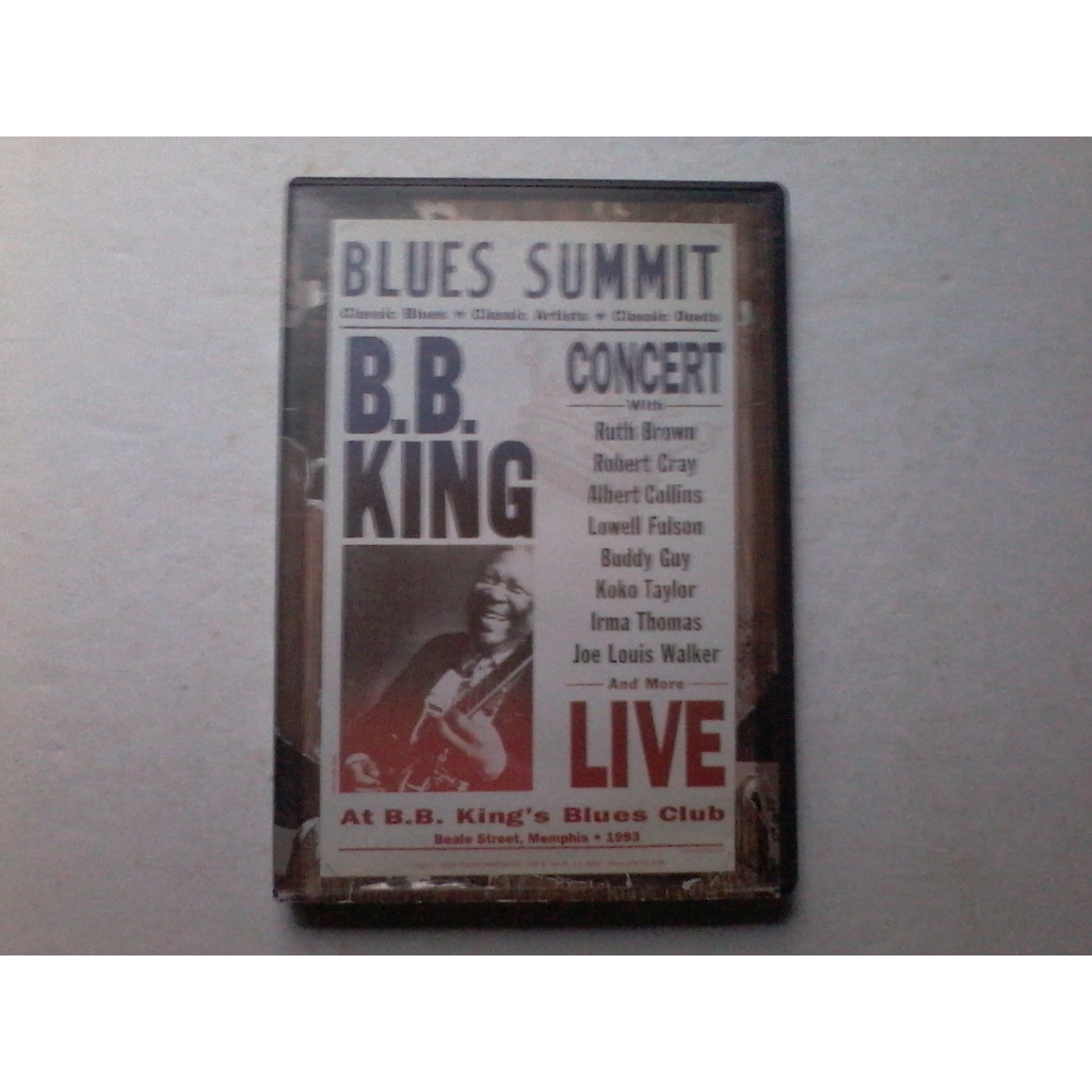 dvd B B King Blues Summit Concert Live with Ruth Brown Robert Cray Albert Collins Lowell Fulson Buddy Guy and More
