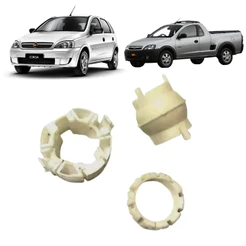 Reparo Alavanca Cambio Corsa/meriva/montana 03 Apos Sistema Varão reparo trambulador kit 3 buchas