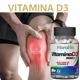 Vitamina D3 2000UI - Rico em vitamina d Fortalece Ossos, Imunidade e Saúde | Alta Absorção