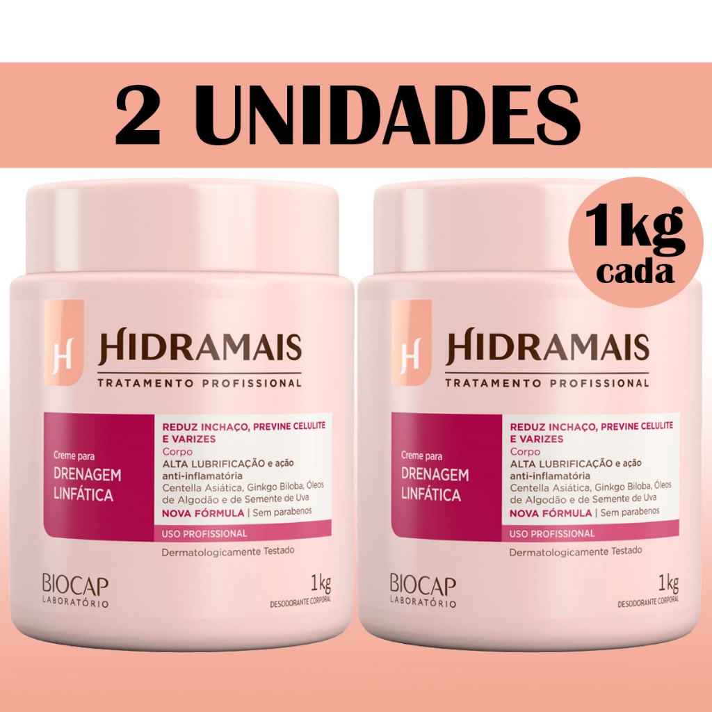 Kit 2 Hidramais Massagem Drenagem Linfática 1kg