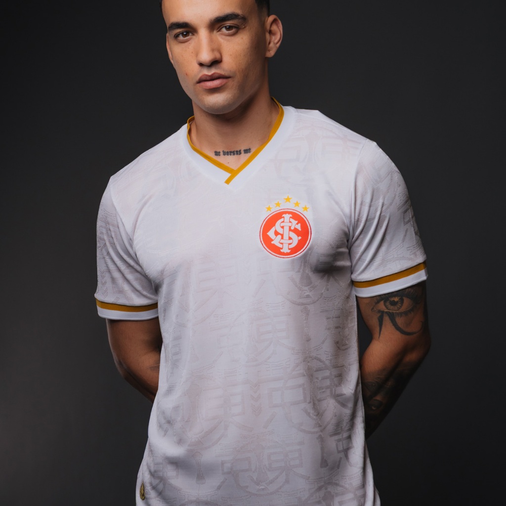 Camisa Internacional Yokohama 2006 Branca Masculina Oficial