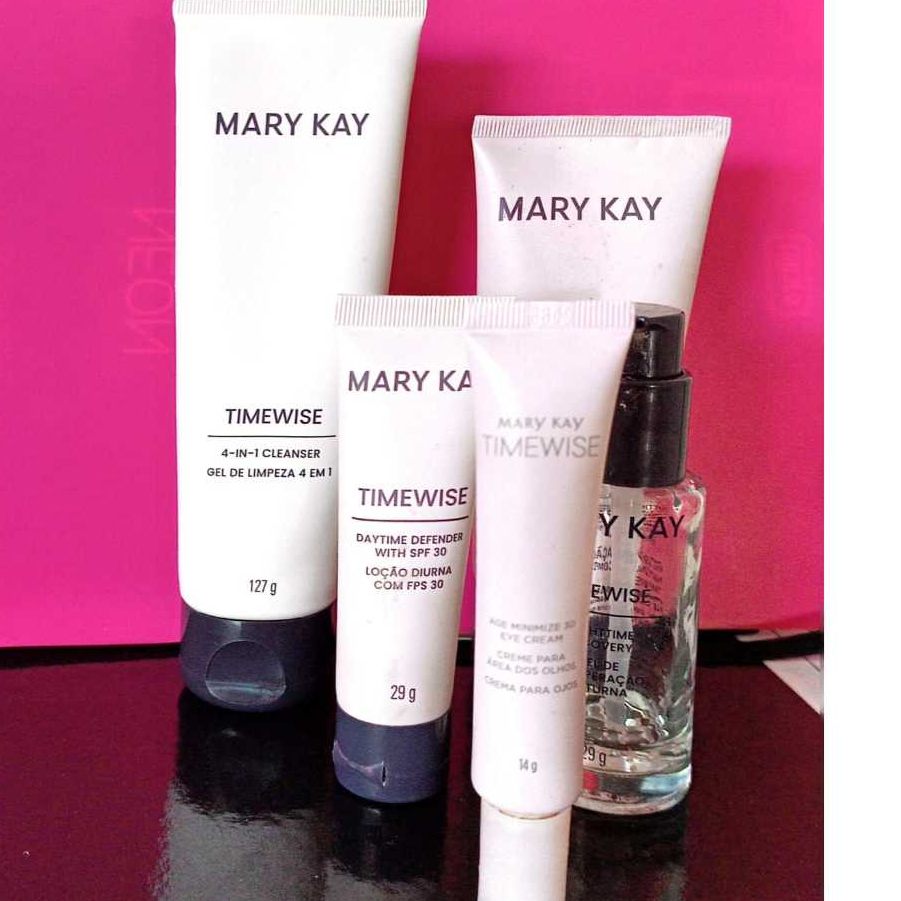 kit SKINCARE TIME WISE CUIDADOS COM A PELE MARY KAY ROSTO, FACIAL