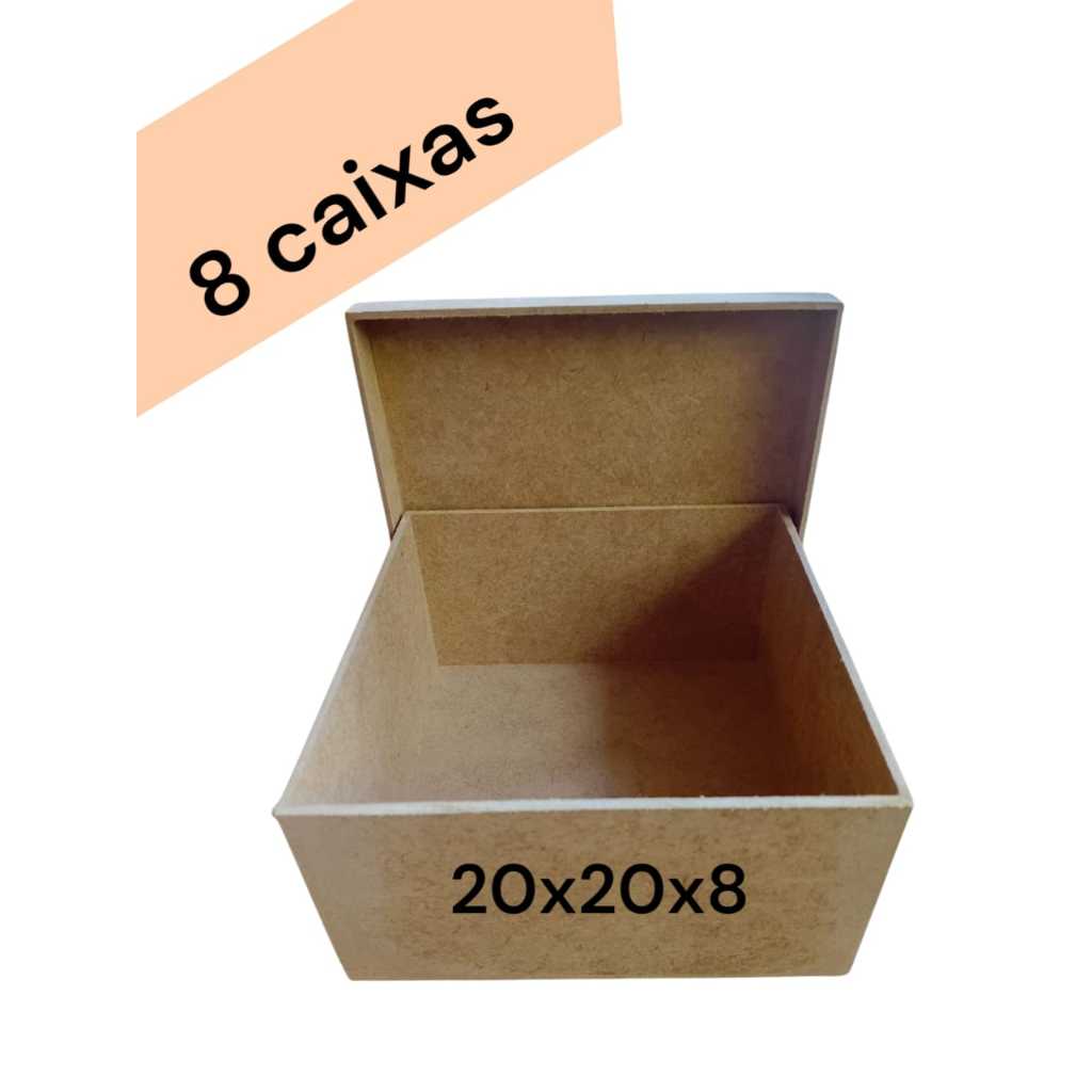 8 caixa 20x20x8 casamento convite em Oferta na Shopee