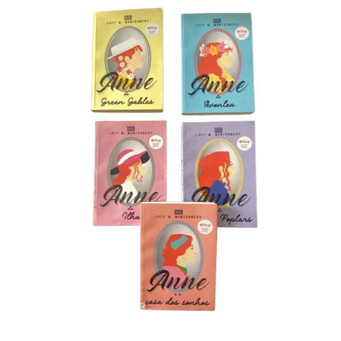 Coleção Anne de Green Gables/Anne de Avonlea/Anne Da Ilha/Anne e a Casa dos Sonhos/Anne de Windy Poplars