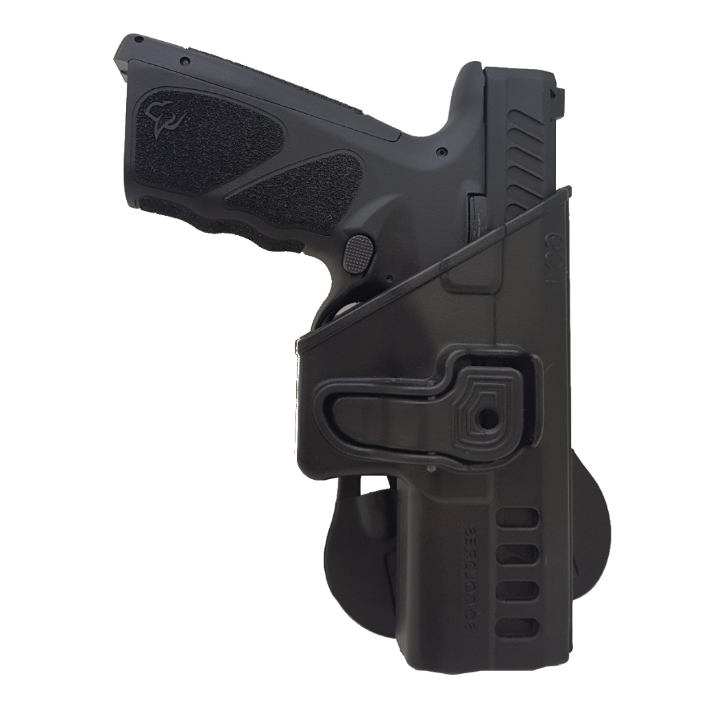 Coldre + Porta Carregador Polímero Só Coldres Externo Pistola Taurus Ts9 Ts9C em Oferta na Shopee