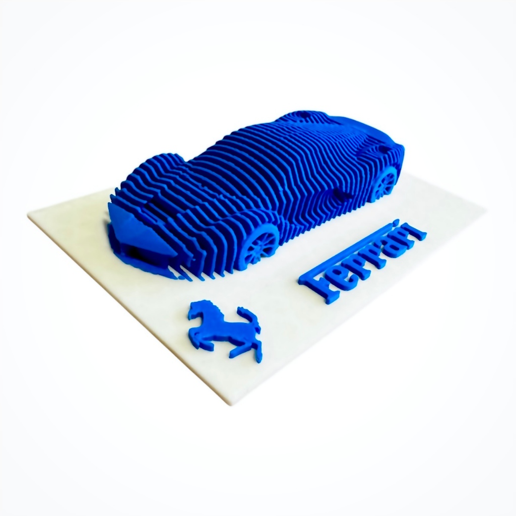 Carro Decorativo da Ferrari - Alta Qualidade em PLA