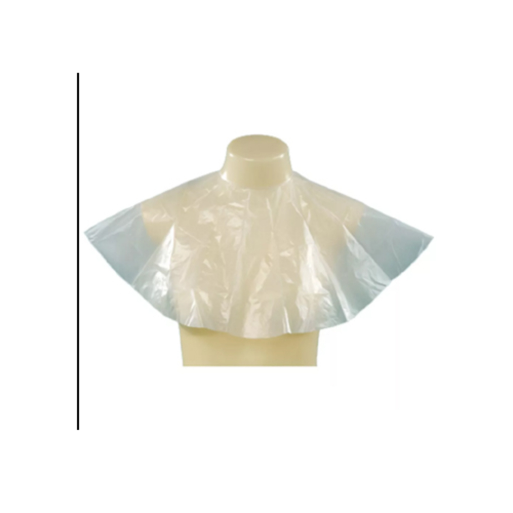 Capa Descartável Cabeleireiro Maquiagem 100UN – Proteção Retoques – Uso Profissional