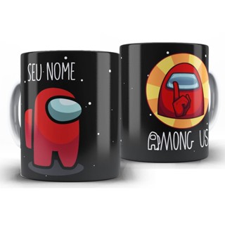 Caneca Game - Among Us Space - Vermelho em Oferta na Shopee