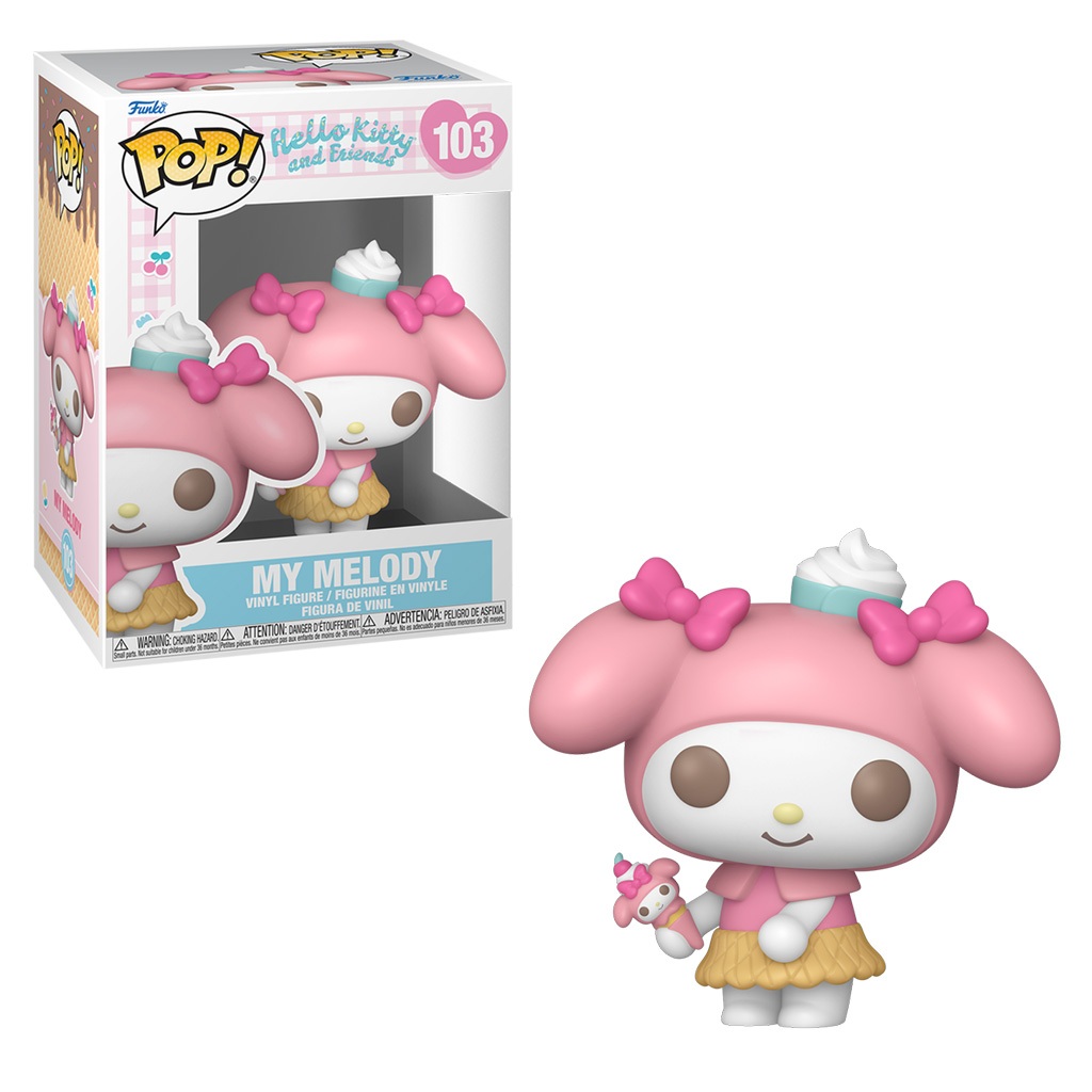 FUNKO POP HELLO KITTY AND FRIENDS MY MELODY ICECREAM 103 NOVO ORIGINAL em Oferta na Shopee