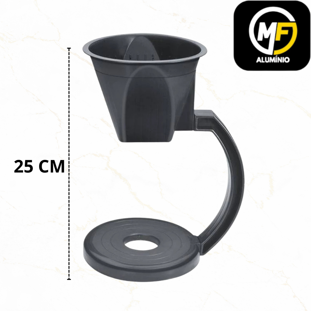 Detalhes do Suporte Porta Filtro Plástico  - 103 para Coador de Café Chá Fervedor Garrafa Térmica