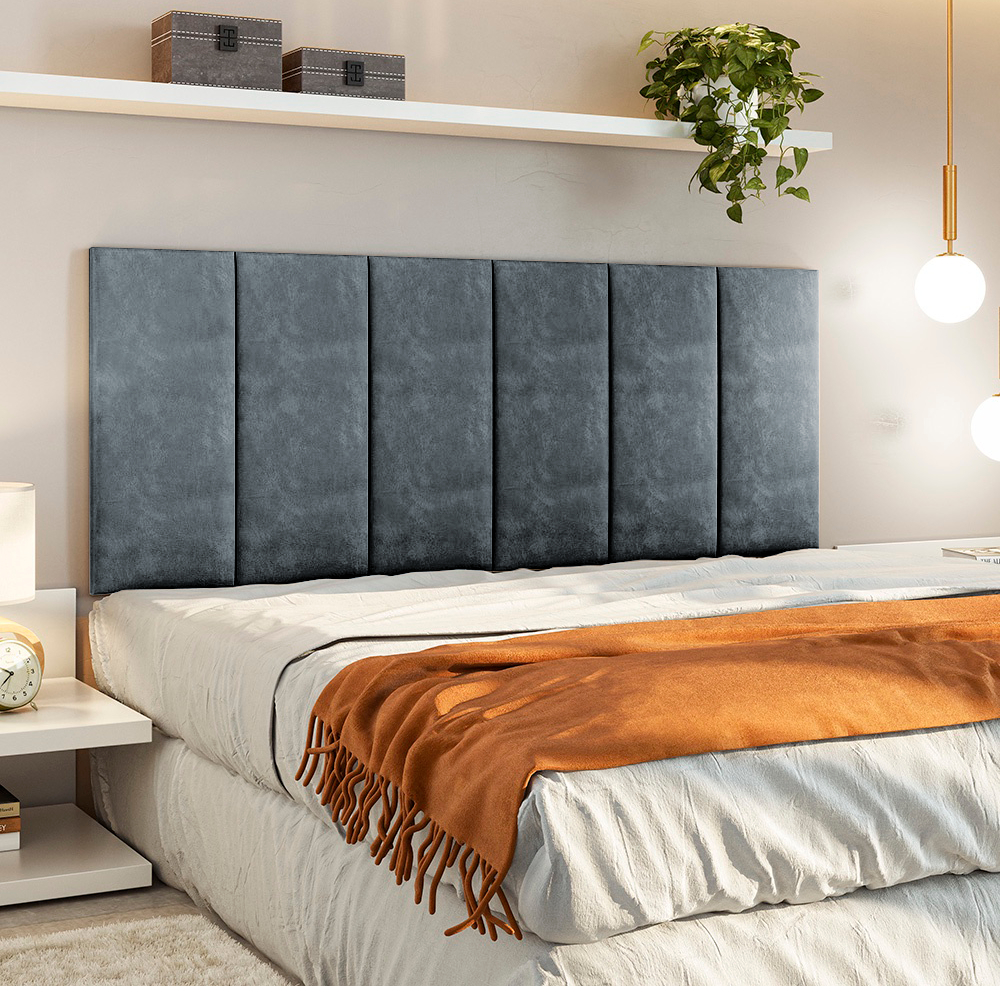 Kit 10 Cabeceira de Cama Box Casal King Modular Decorativa  - Envio Imediato em Oferta na Shopee