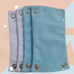 4 Extensor de body infantil alongador de bodie de bebe extenrores prolongador de borie