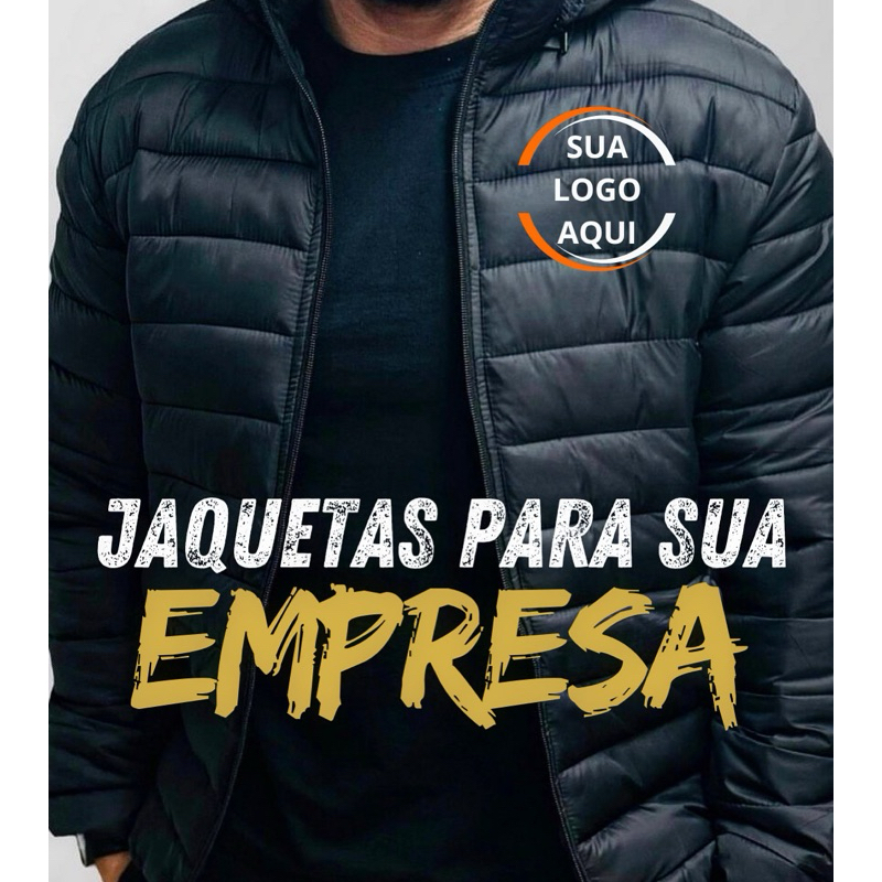 jaqueta personalizadas com sua logo em Oferta na Shopee
