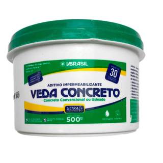 Veda Concreto 500g – Impermeabilizante e Plastificante para Concreto