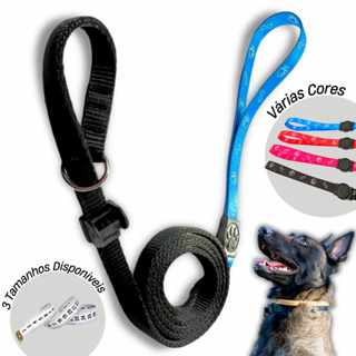 Coleira para adestramento Guia Unificada anti puxão reforçada pitbull com trava anti fuga educativa em Oferta na Shopee