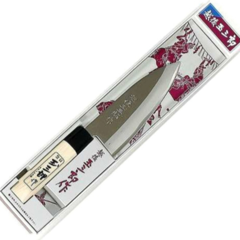 Faca de Aço Inox  Kataoka Deba  para Corte de Alimentos Pesados  150 mm - do Japão