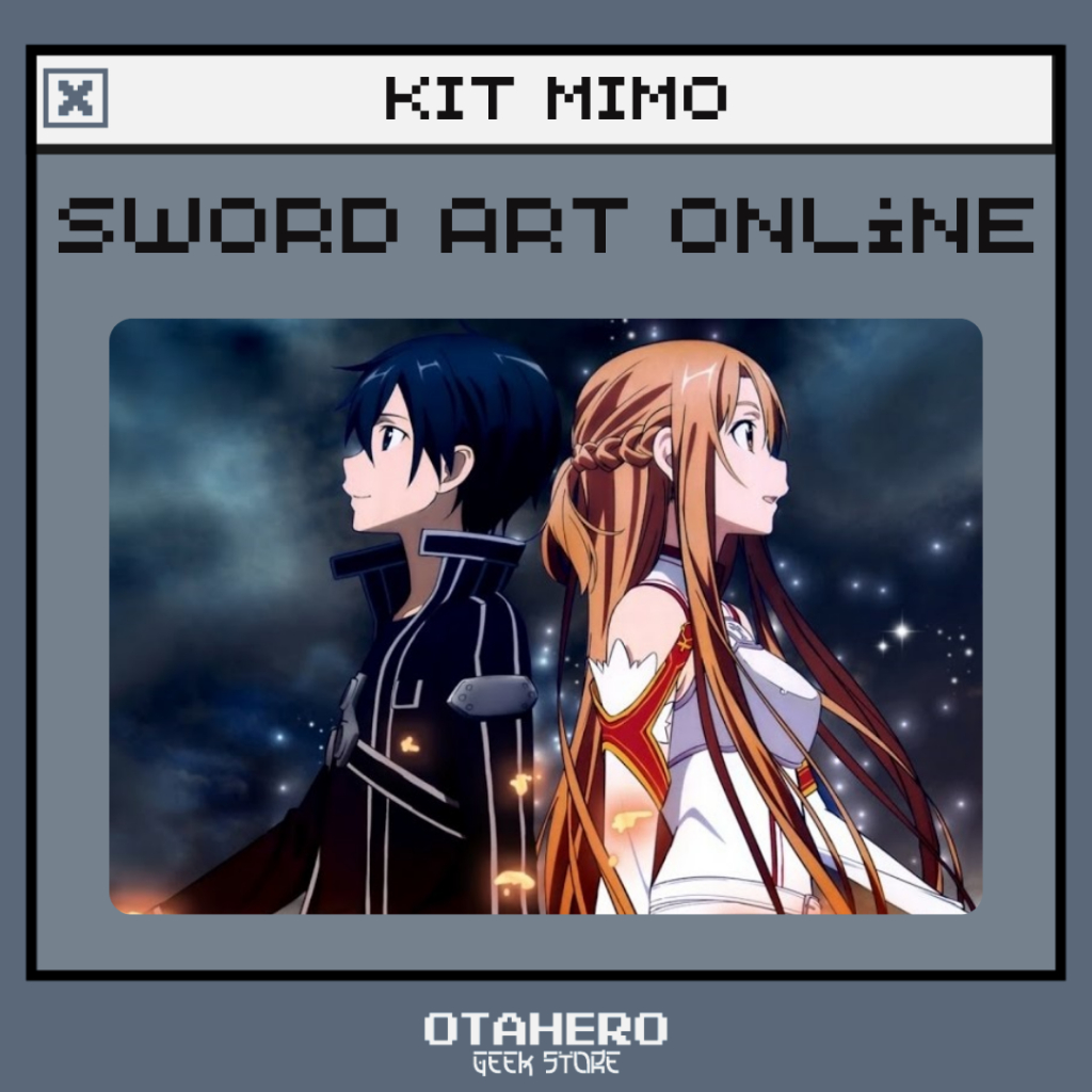 Kit mimo anime Sword Art Online! - a partir de 15 peças - personalizado