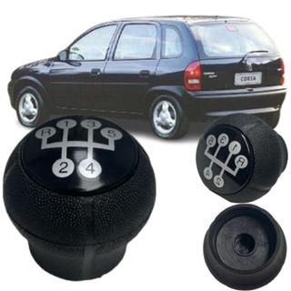 Bola Manopla Câmbio 5 Marchas Corsa Celta Prisma Montana Vectra - PRETO em Oferta na Shopee