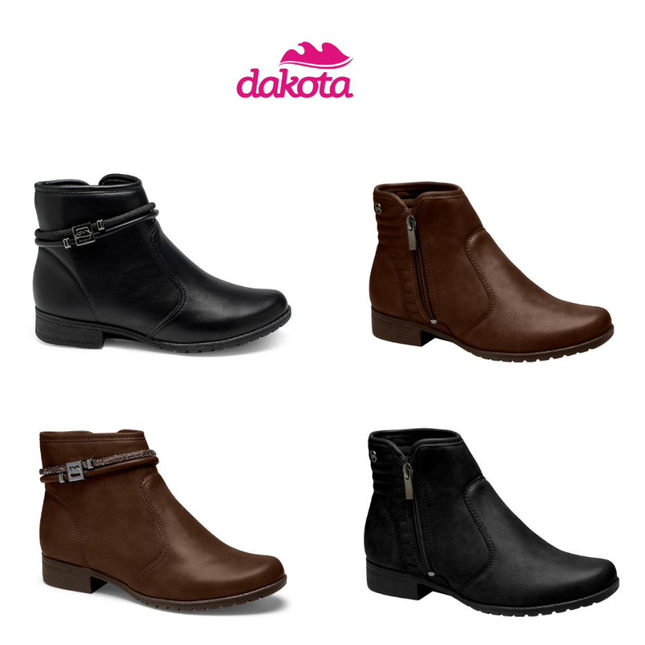 BOTA FEMININA CANO CURTO DAKOTA  LANÇAMENTO OFERTA!!