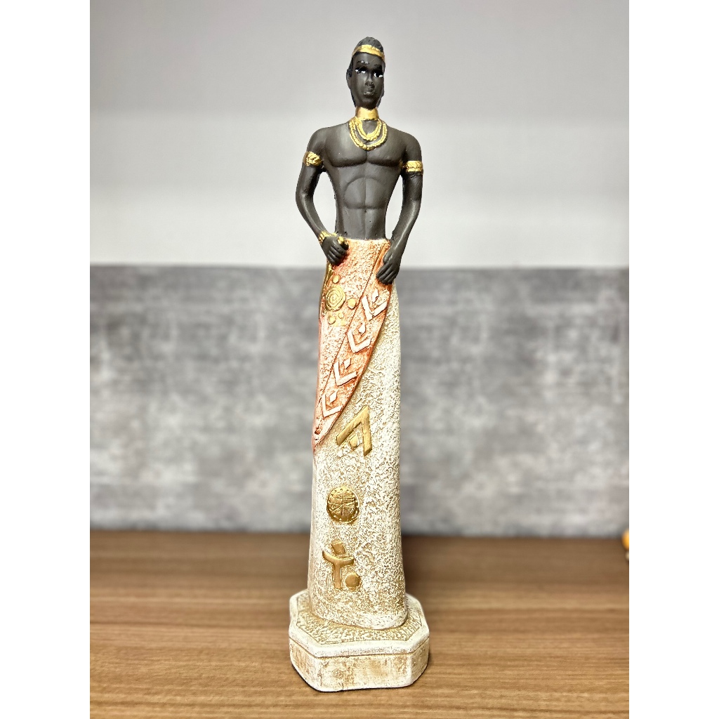 Estatueta de gesso Masculino Homem decorativo casa loja ambiente em Oferta na Shopee