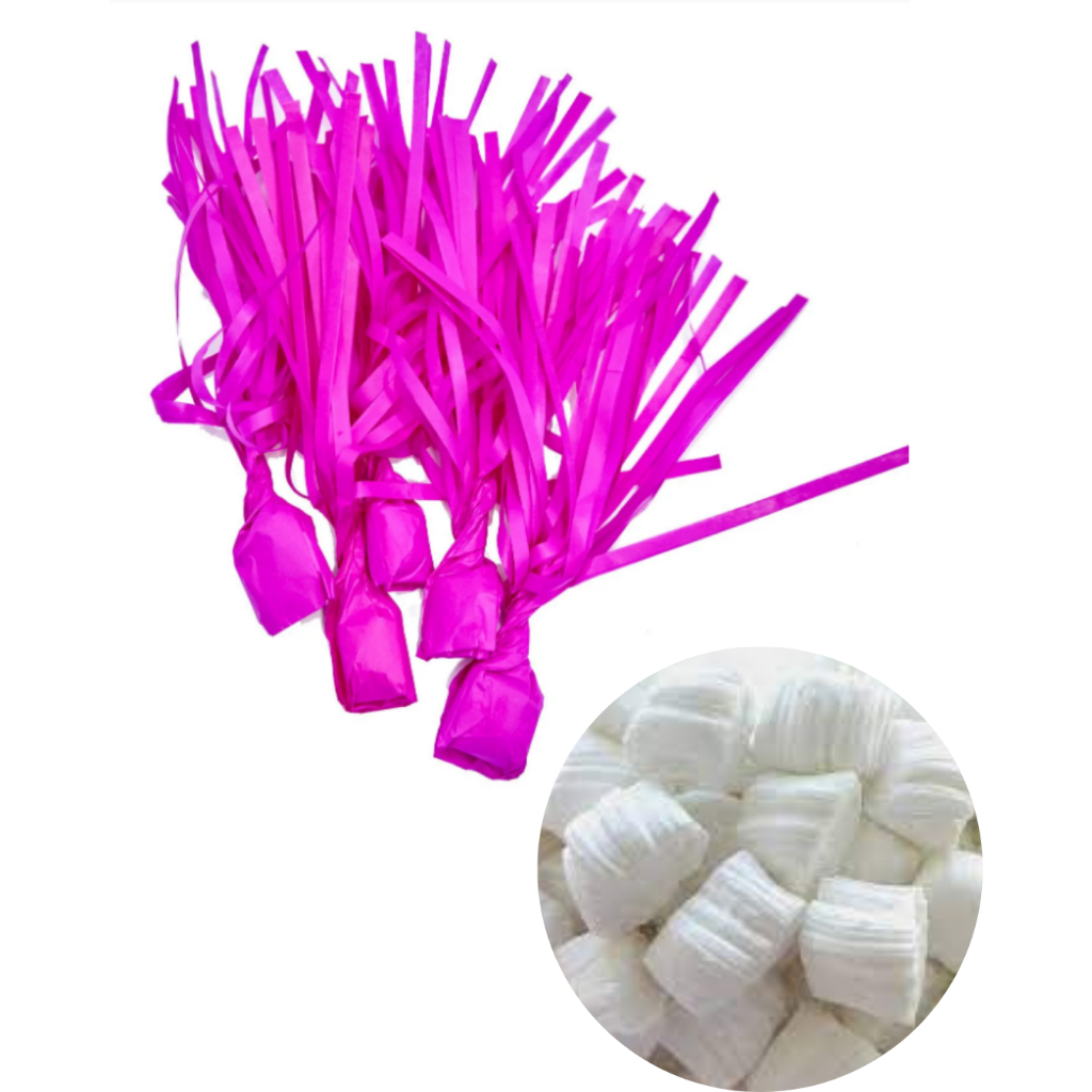 Papel de Seda para Bala de Coco 1 Franja Plac Pct 48 unidades