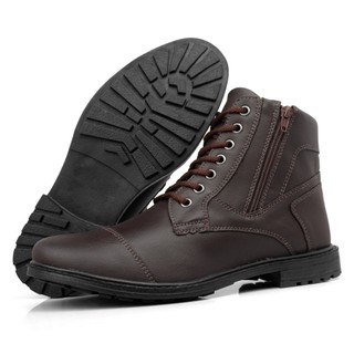 Bota Coturno Casual Masculino Bota Masculina Lançamento Cuturno masculino calçado masculino Botinha masculina Moda Leve